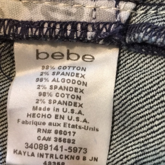 Bebe jeans dark wash size 27. in good condition - Picture 13 of 13